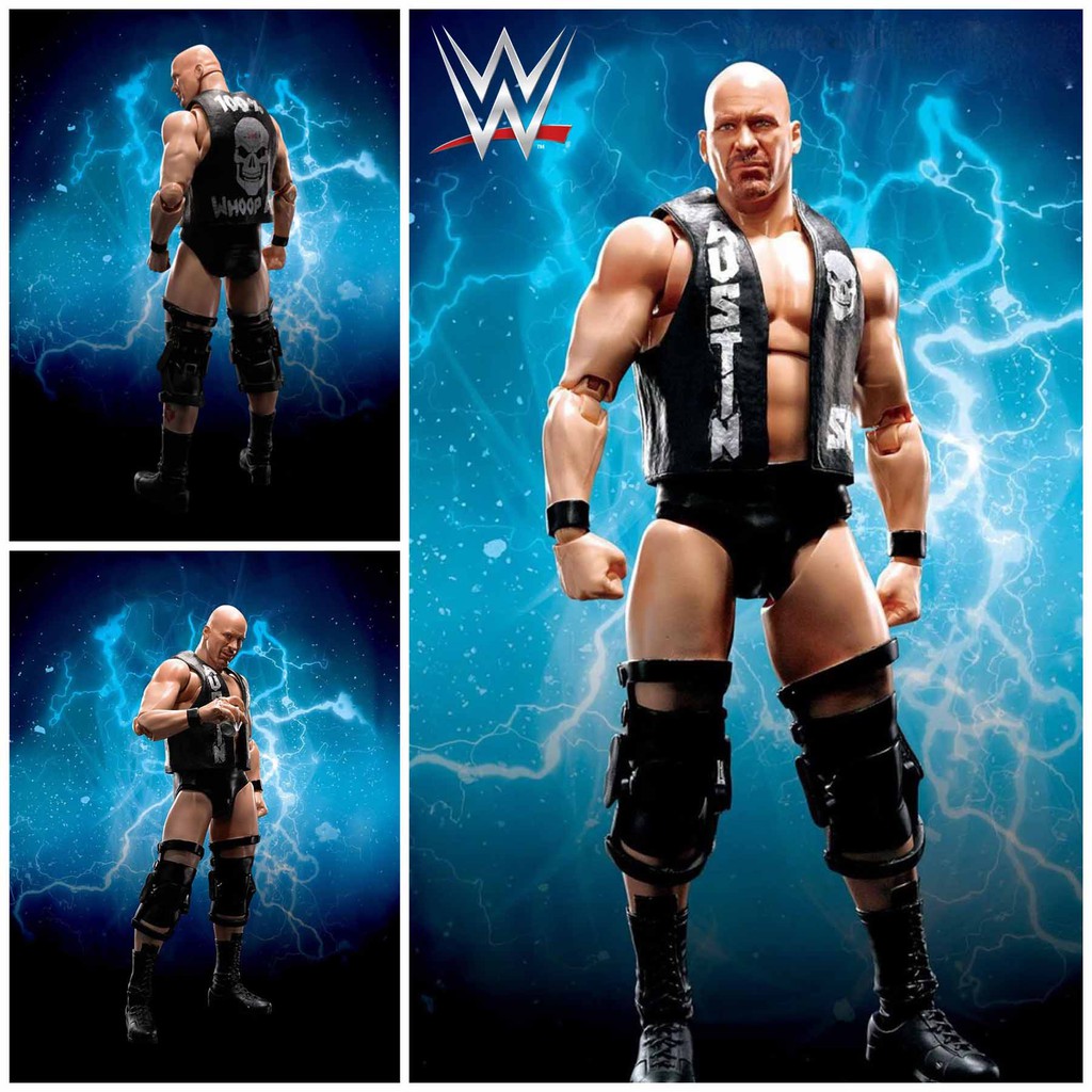 WWE Stone Cold Steve Austin S.H. Figuarts Action Figure Bandai In Doos 16 Centimeter 6