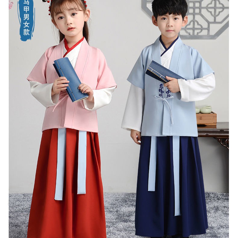 hot-sale-เด็กหญิง-hanfu-นักเรียนประถมชุดนักเรียนจีนชายเครื่องแต่งกายสไตล์จีน