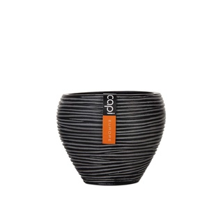 BOFZ 149 Vase Tapered Round Rib (Size D 11 x H 9 cm) - กระถางต้นไม้ Modern แบรนด์ Capi Europe