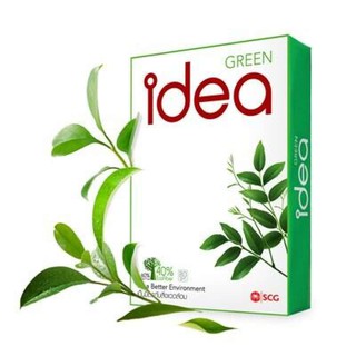 Idea Green กระดาษA4 80แกรม (1รีม) ไอเดีย กรีน