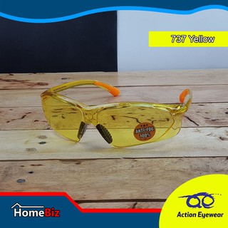 Action Eyewear รุ่น 737 Yellow, แว่นตานิรภัย, แว่นกันแดด2020, แว่นกันแดดผู้ชาย, แว่นตากันแดดสวยๆ,***แถมฟรี ซองแว่นฟรี***