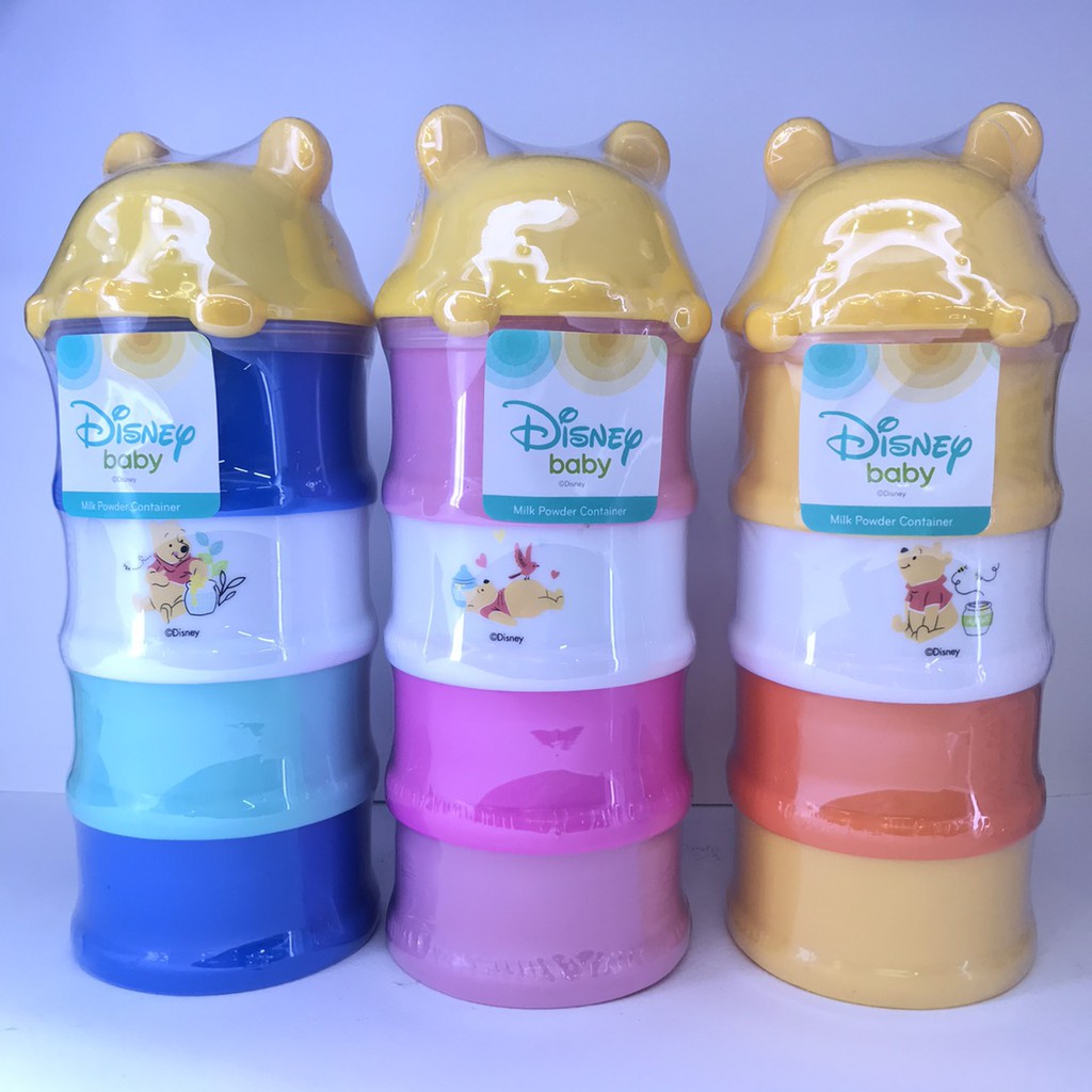 ภาพหน้าปกสินค้าDisney baby คอนโดแบ่งนมหมีพู 4 ชั้น(1ชิ้น)เบบี้แคร์ จากร้าน banruklook บน Shopee