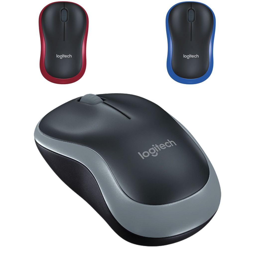 ภาพหน้าปกสินค้าLogitech Wireless Mouse รุ่น M185 สีเทา/แดง/ฟ้า(ของแท้100%รับประกันศูนย์3ปี) จากร้าน tukdeeshop.99 บน Shopee