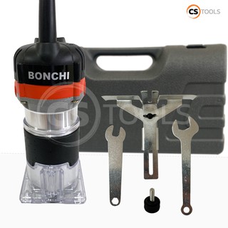 BONCHI เครื่องเซาะร่อง เร้าเตอร์ ทริมเมอร์ 1/4 530 วัตต์ รุ่น BC370