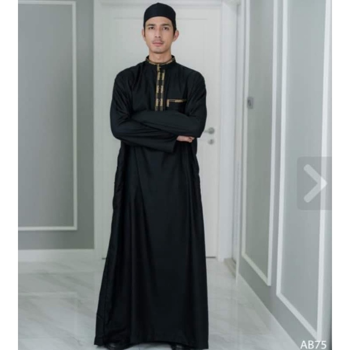 ราคาและรีวิวชุดมุสลิมชาย โต๊ปชายแขนยาว มี 6 สี 6 ไซส์