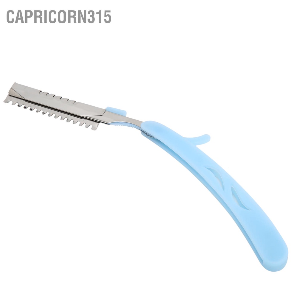 capricorn315-มีดโกนขอบตรง-ไม่ต้องใช้ใบมีด-สีฟ้า-สําหรับตัดผม