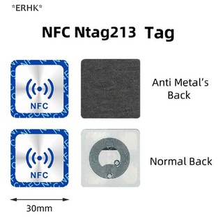 [[ERHK]] สติกเกอร์ฉลาก NFC โลหะ มีกาวในตัว สําหรับโทรศัพท์ NFC ทุกรุ่น 1 ชิ้น [ขายดี
