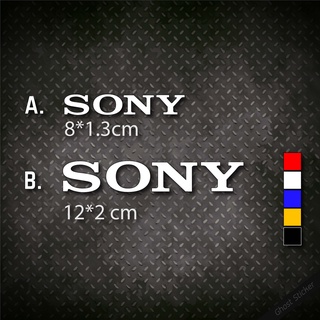 ภาพหน้าปกสินค้าสติกเกอร์กล้อง Sony / โซนี่ 2 ขนาด งานไดคัทสะท้อนแสง3M ที่เกี่ยวข้อง
