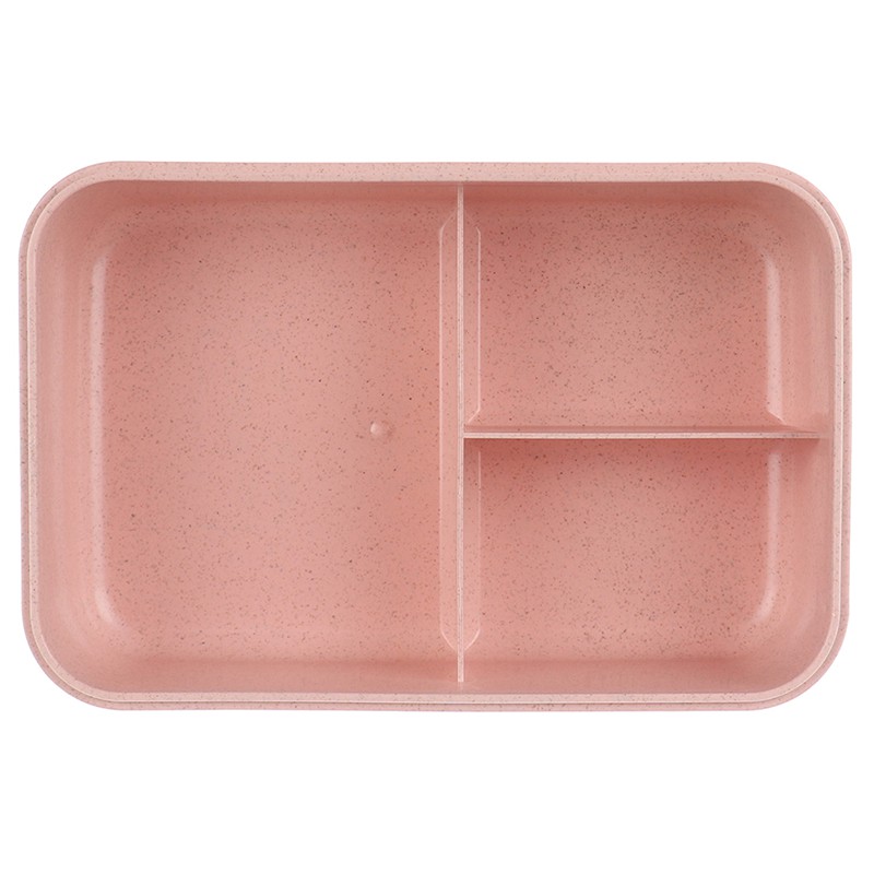 กล่องอาหารกลางวันพลาสติกใสเข้าไมโครเวฟได้-20-5-12-7cm-ฟรีช้อน-ตะเกียบ-ภายในกล่อง