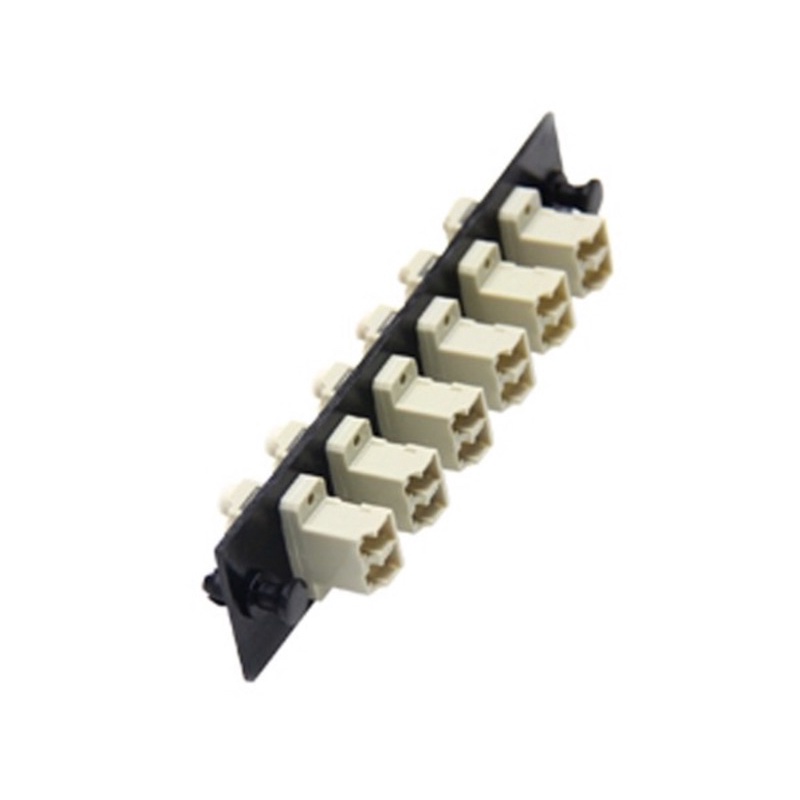 link-uf-2222-fiber-optic-6-lc-duplex-snap-in-adapter-plate-mm