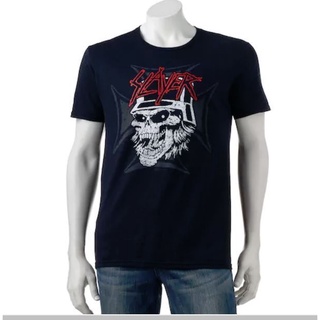 [S-5XL]เสื้อยืด พิมพ์ลาย Slayer Black S Rock Metal Licensed สไตล์คลาสสิก ไม่ซ้ําใคร สําหรับผู้ชาย 605862