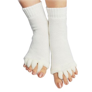 ภาพขนาดย่อของภาพหน้าปกสินค้าถุงเท้าบำบัด นิ้วเท้าให้แยกกัน (x3คู่) ถุงเท้าเพื่อสุขภาพเท้า ถุงเท้าแยกนิ้วเท้า จากร้าน inspy บน Shopee