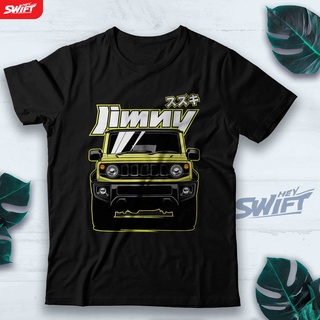 [S-5XL]เสื้อยืด ลาย Suzuki Jimny Sierra JB64 JB74 Kinetic สีเหลือง