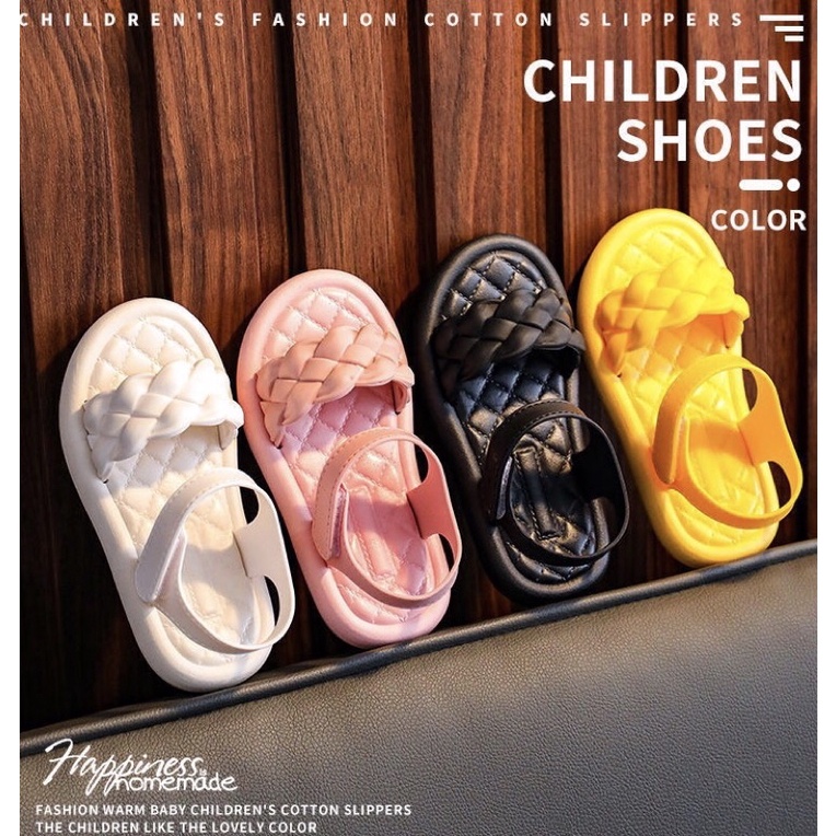 ภาพหน้าปกสินค้าพร้อมส่งในไทย รองเท้าเด็ก รองเท้าแตะรัดส้น รองเท้าเด็กผู้หญิง   รีวิวเพียบ