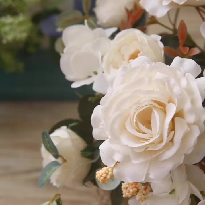 cod-ดอกไม้ปลอม-diy-ดอกไม้ประดิษฐ์-ดอกชบา-ตกแต่งบ้าน-การจัดโต๊ะ-ตกแต่งงานแต่งงาน