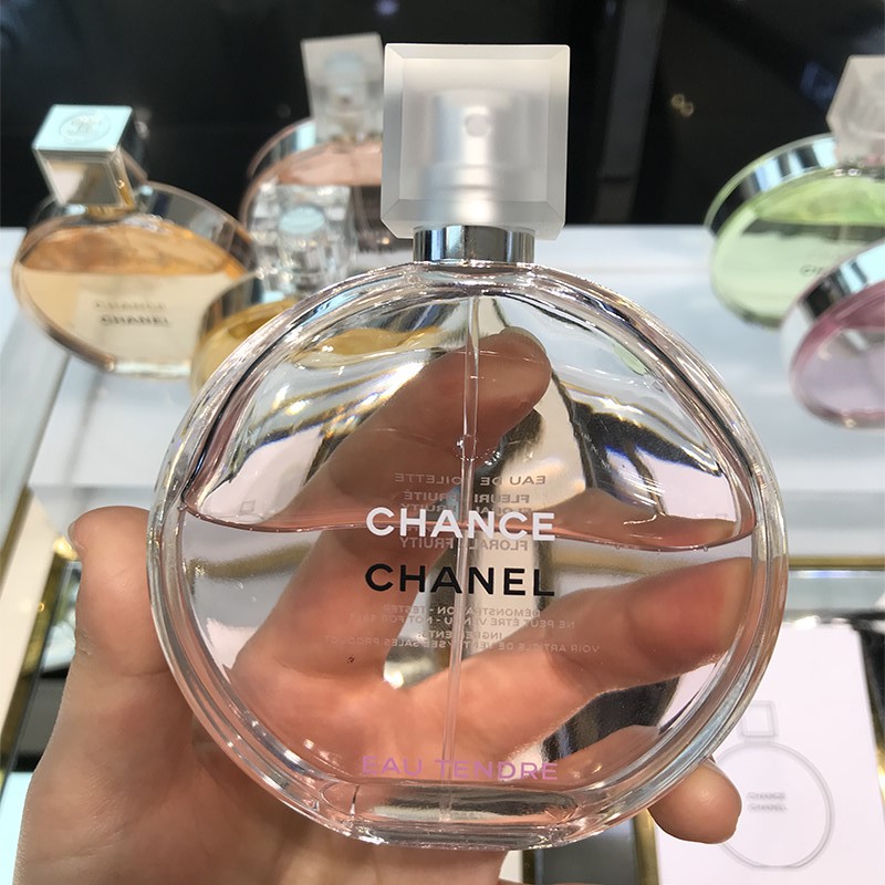 Chanel met the tenderness and fresh vitality weak perfume 100 ml yellow,  green, pink lady aroma