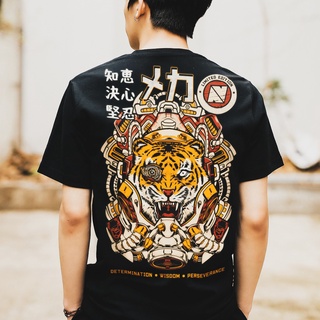 เสื้อยืดสําหรับผู้ชาย✧φжθnewnorm Meka Tiger Artwear | เสื้อพิมพ์ลายกราฟิกอาร์ต| ยูนิเซ็กซ์สตรีท mBO