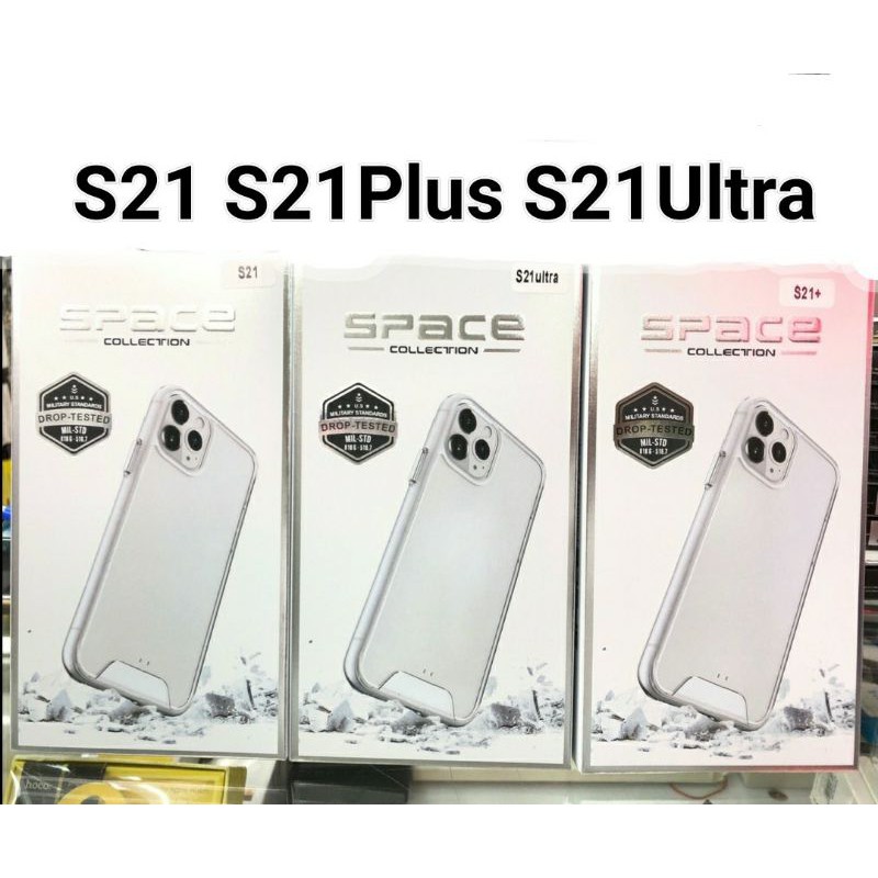 เคส-space-ใสsamsung-s23fe-s23ultra-s23-s23-a53-5g-s21fe-s22-s22ultra-s22-a52s-a42-a12-s20fe-note20u-หลังแข็งขอบนิ่ม