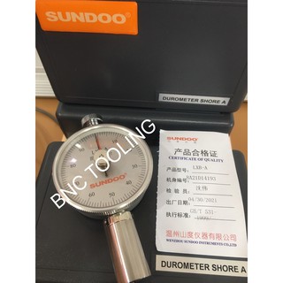 เครื่องวัดความแข็งยางชนิด A , SUNDOO,Analog Shore Durometer, LXB-A