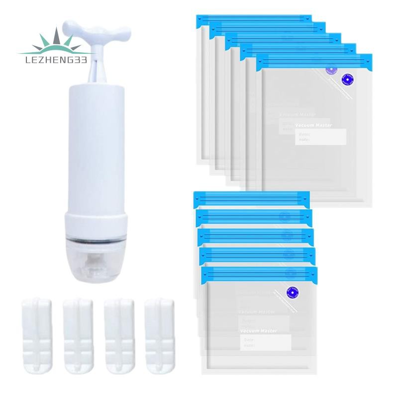 Sous Vide Bags 15Pack Reusable Electric Vacuum Food Storage Save