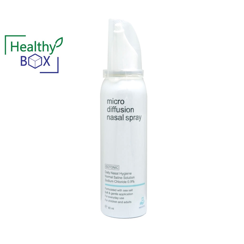 Medtec Micro Diffusion Nasal Spray 80ml. สเปรย์น้ำเกลือพ่นจมูก (V ...