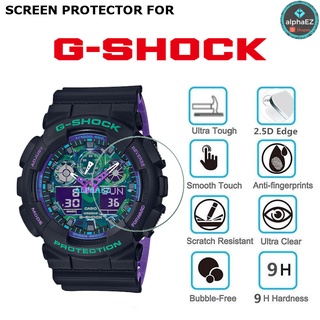 Casio G-Shock GA-100BL-1A JOKER Series 9H ฟิล์มกระจกนิรภัยกันรอยหน้าจอ GA100 กันรอยขีดข่วน