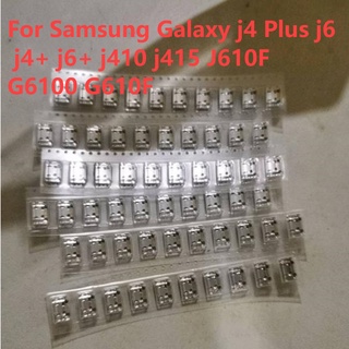 ซ็อกเก็ตแจ็คชาร์จ USB สําหรับ Samsung Galaxy J4 Plus J6 J4+ J6+ J410 J415 J610F G6100 G610F 5-30 ชิ้น
