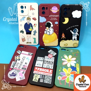 เคสมือถือนิ่ม Oppo A3s A5s A15 A16 A16K A31 A53 A57 2022 A59 A74 4g   TPU กันเลนส์กล้องนูนลายการ์ตูน