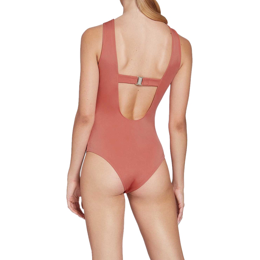 angelys-balek-ชุดว่ายน้ำ-free-form-keyhole-swimsuit-รุ่น-ss21sw006004012-สีพีช