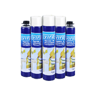 750ml PU FOAM พียูโฟม สเปรย์พียูโฟม สเปรย์โฟม โฟมสเปรย์ สเปรย์โฟมเอนกประสงค์ โฟมอุดรอยรั่ว โฟมอุดรอยร้าว VIRA