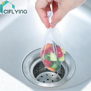 ciflying Sink Drain Filter Screen Trash Strainer Garbage Mesh Bag Kitchen Accessory