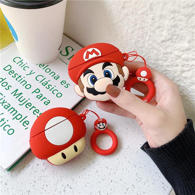 ภาพหน้าปกสินค้าเคสซิลีโคนสำหรับ Nintendo Super Mario Bros Airpods 1 2 ซึ่งคุณอาจชอบสินค้านี้