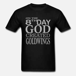 Goldwing ใหม่ เสื้อยืดคอกลม แขนสั้น ผ้าฝ้าย 100% พิมพ์ลายสโลแกน 8Th Day แนวตลก แนวสตรีท ขนาดใหญ่ สําหรับผู้ชาย ผู้หญิง