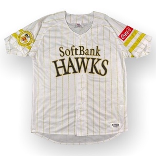 ภาพหน้าปกสินค้าเสื้อเบสบอลทีม SoftBankHawks  Size S-L ที่เกี่ยวข้อง