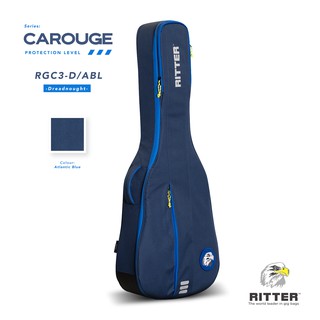 Ritter CAROUGE 3 "Atlantic Blue" กระเป๋ากีตาร์โปร่งทรง Dreadnought