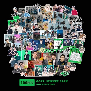 100 ชิ้น / เซต GOT7 สติกเกอร์ รูปภาพ สติกเกอร์ไดอารี่ กระเป๋าเดินทาง (พร้อมส่ง)