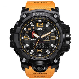 Military Watch Digital SMAEL Brand Watch S Shock Mens Wristwatch Sport LED Watch Dive 1545B 50m Wateproof Fitness Sport