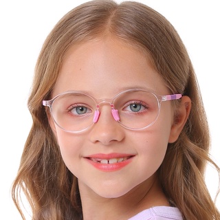 [พร้อมส่ง]แว่นตาเด็ก แว่นกรองแสงเด็ก ตัดแสงสีฟ้า  แว่นดูมือถือ แว่นเล่นเกม ทรงยอดฮิต บิดงอได้ N.TR5289