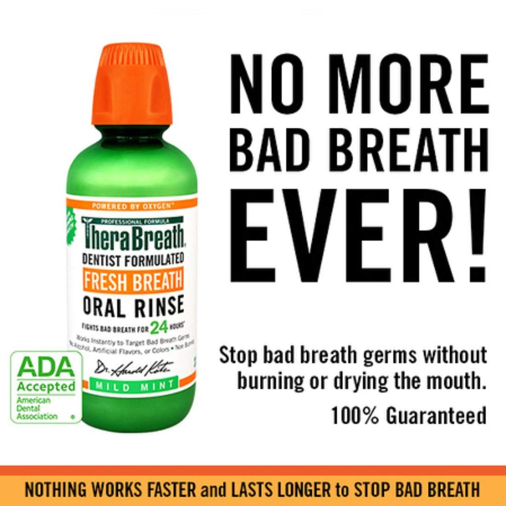 ของแท้นำเข้า-therabreath-น้ำยาบ้วนปาก-สูตรปราศจากแอลกอฮอล์-24-hour-fresh-breath-oral-rinse-mild-mint-16-0-fl-oz