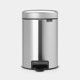 Brabantia ถังขยะสแตนเลส รุ่น Brabantia Pedal Bin 3L,Matt Steel Fingerprint Proof(FPP)