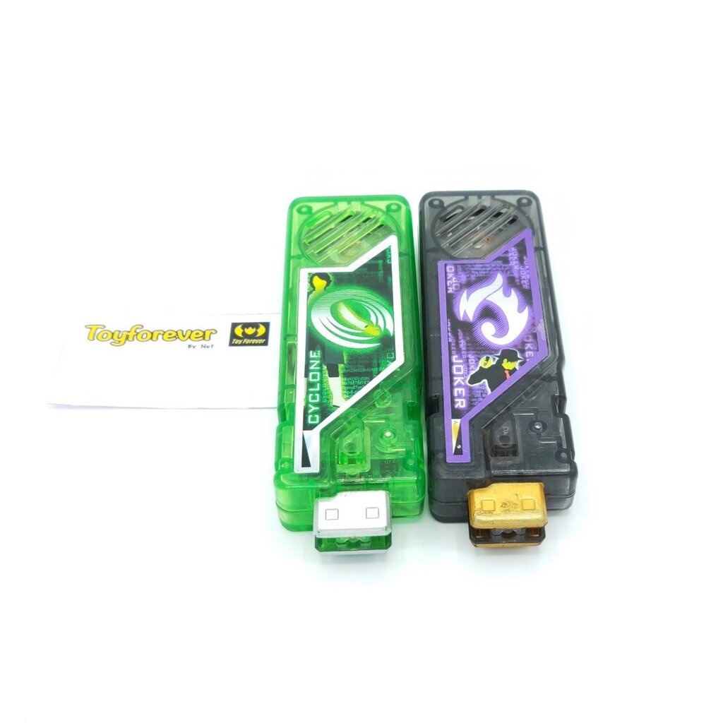 เมมดับเบิ้ล DX Gaia Memory Cyclone & Joker มีเสียงนักแสดง | Shopee Thailand