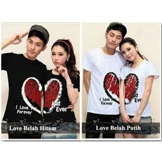 Couple Shirts Love Signs Cool anniversary Gift For Girlfriend Love Split Black And White