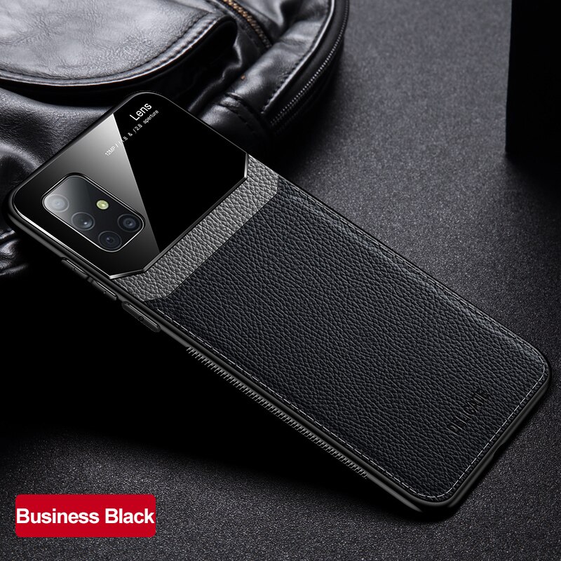 leather-mirror-glass-csse-samsung-galaxy-a21s-a31-a51-a71-m31-m51-s20-note-10-20-plus-ultra-shockproof-phone-case