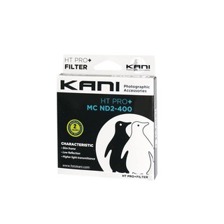 Filter Kani MC ND FADER 2-400 52 mm HT Pro+ ประกัน 2 ปี MC ND FADER  2-400 Slim  Neutral Density Filter (10x Stop fader)