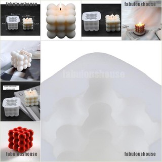 {fabuloushouse} แม่พิมพ์เทียนซิลิโคน รูปคริสต์มาส 3d DIY