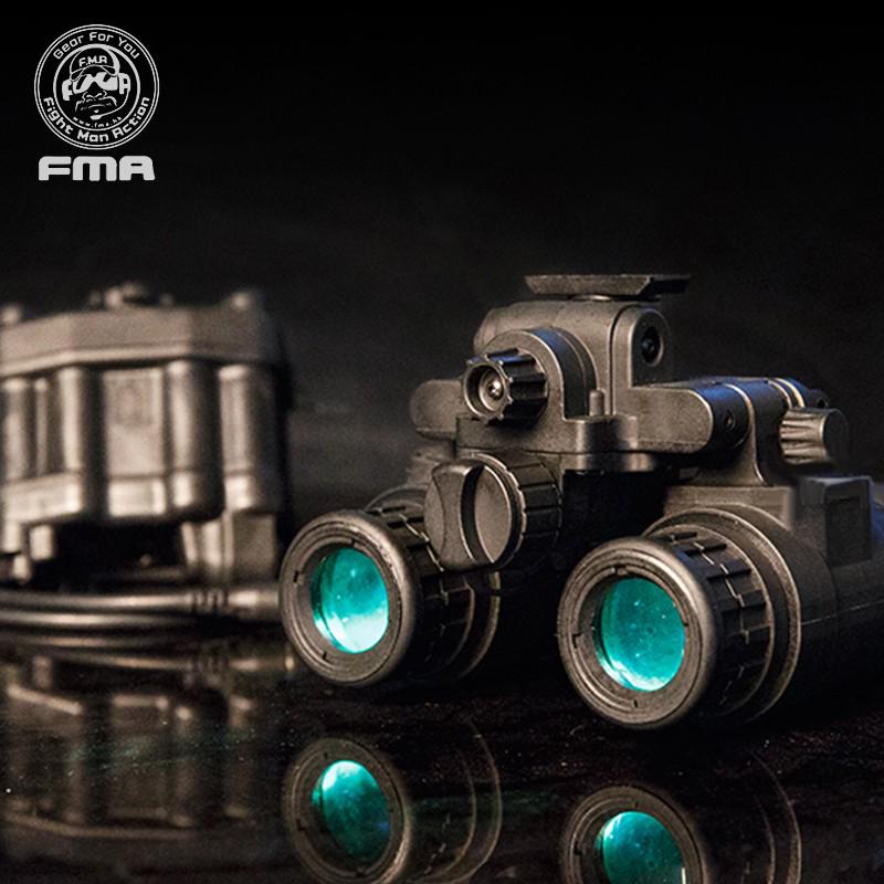FMA ยุทธวิธีหมวกนิรภัยสำหรับกล้องส่องกลางคืน PVS31 การมองเห็นได้ในเวลากลางคืน Dummy พร้อม Light รุ่น B