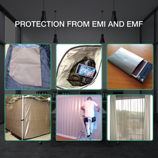 ภาพขนาดย่อของภาพหน้าปกสินค้าผ้าฟาราเดย์ RFID EMF ป้องกันรังสี EMF RF & RFID จากร้าน yunt.th บน Shopee ภาพที่ 1