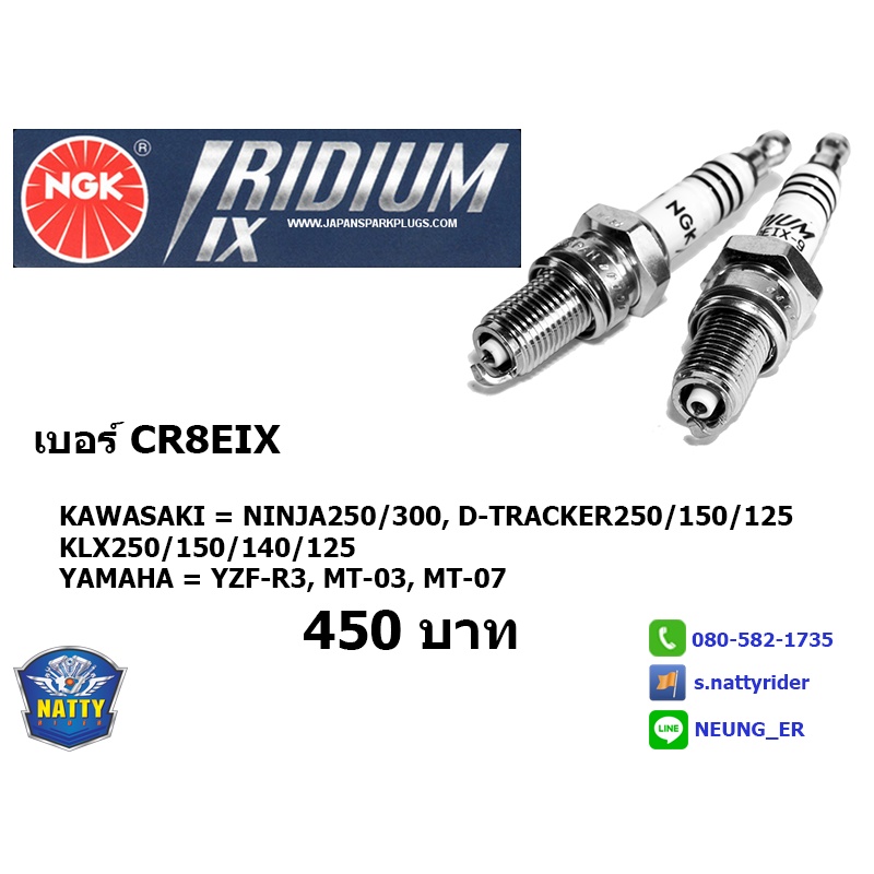 หัวเทียนเข็ม-ngk-iridum-หัวเทียนเเต่ง