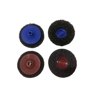 ลูกขัดลอกสี/สนิม 3M Scotch-Brite CleanN Strip Disc  4นิ้ว (ใช้กับเครื่องขัดลม) มีให้เลือก แดง , น้ำเงิน 1ชิ้น