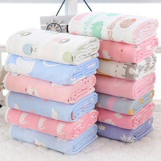 ภาพหน้าปกสินค้าผ้าห่มสาลูทอ6ชั้น ผ้าฝ้ายญี่ปุ่น ผ้าห่มเด็ก ขนาด 110*110 cm. ซึ่งคุณอาจชอบสินค้านี้